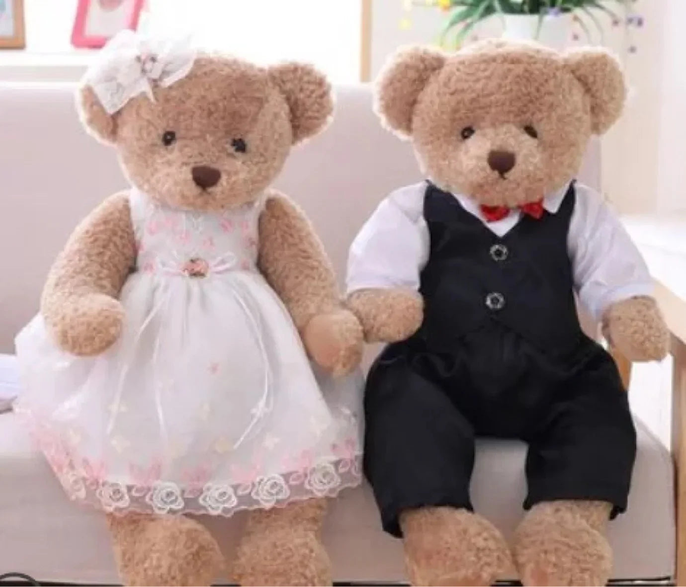 KTX-542035 Soft Plush Teddy Bear Stuffed Toy for Kids - Perfect Valentine's Day Gift, 45cm to 65cm Height