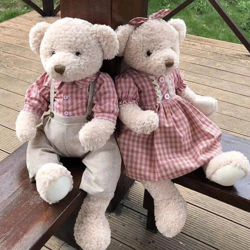 KTX-542035 Soft Plush Teddy Bear Stuffed Toy for Kids - Perfect Valentine's Day Gift, 45cm to 65cm Height