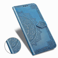 HKM-542291 Solid Color Flip Leather Case for Samsung Devices - Compatible with S6, S7, S8, S9, S10, A Series, Note Series
