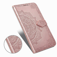 HKM-542291 Solid Color Flip Leather Case for Samsung Devices - Compatible with S6, S7, S8, S9, S10, A Series, Note Series