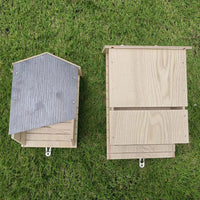 HKM-542355 Wooden Bat House for Outdoor Garden Nesting – Single Layer, Made of Triple Wood, 24x8.3x9.3 cm