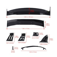 HKM-542547 1/10 Scale Racing Car Tail Wing Accessories for Remote Control Model Cars
