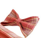 HKM-542547 Plaid Dog Collar and Leash Set with Bow and Vest - Stylish Pet Accessory for Various Occasions