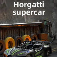 HKM-542611 Remote-Controlled Simulation Bugatti Supercar Model with 4-Channel Control, Indoor/Outdoor Use for Ages 5 and Up