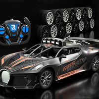 HKM-542611 Remote-Controlled Simulation Bugatti Supercar Model with 4-Channel Control, Indoor/Outdoor Use for Ages 5 and Up