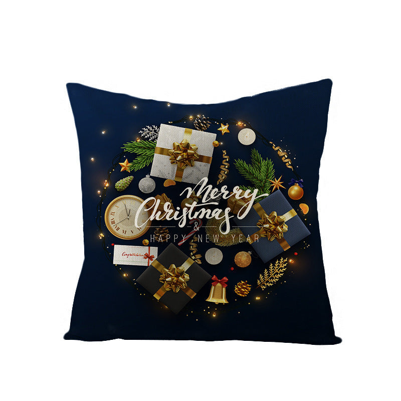 HKM-543251 Cartoon Anime Style Linen Pillowcase Cover - 45x45cm Cushion Cover with PP Cotton Filling