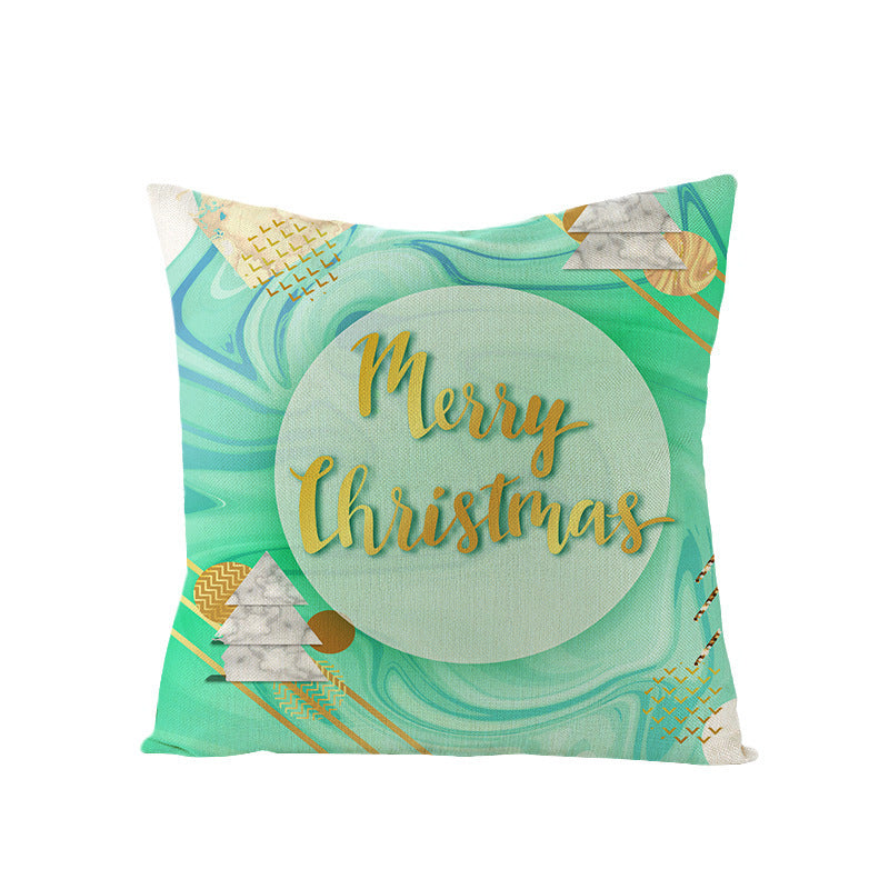 HKM-543251 Cartoon Anime Style Linen Pillowcase Cover - 45x45cm Cushion Cover with PP Cotton Filling