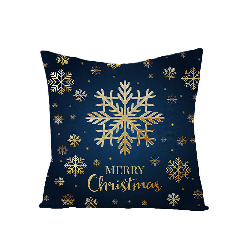 HKM-543251 Cartoon Anime Style Linen Pillowcase Cover - 45x45cm Cushion Cover with PP Cotton Filling