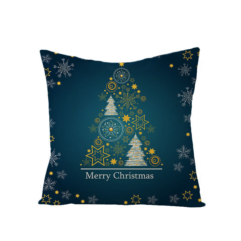 HKM-543251 Cartoon Anime Style Linen Pillowcase Cover - 45x45cm Cushion Cover with PP Cotton Filling