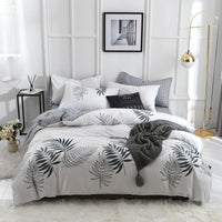 HKM-543507 Cotton Bedding Set - Four-Piece Quilt Cover and Sheet for 1.8M Bed