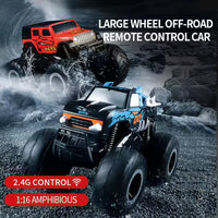 HKM-543763 Amphibious 4x4 Remote Control Monster Truck - All Terrain Climbing Stunt Car with 360 Degree Rotation