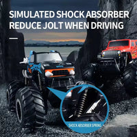 HKM-543763 Amphibious 4x4 Remote Control Monster Truck - All Terrain Climbing Stunt Car with 360 Degree Rotation