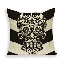 HKM-543891 Chinese Classical Skull Cushion Cover for Home Decoration and Car Use