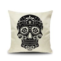 HKM-543891 Chinese Classical Skull Cushion Cover for Home Decoration and Car Use