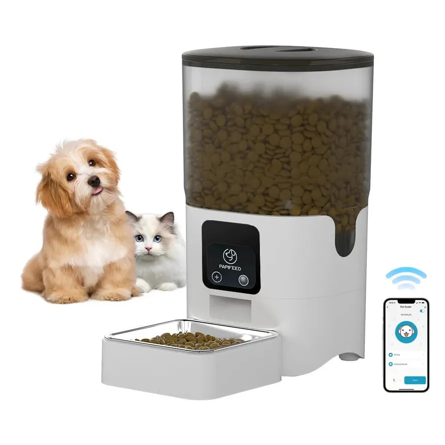 KTX-543955 6L Smart Automatic Cat Feeder with 5G WiFi and Slow Feeding Mode