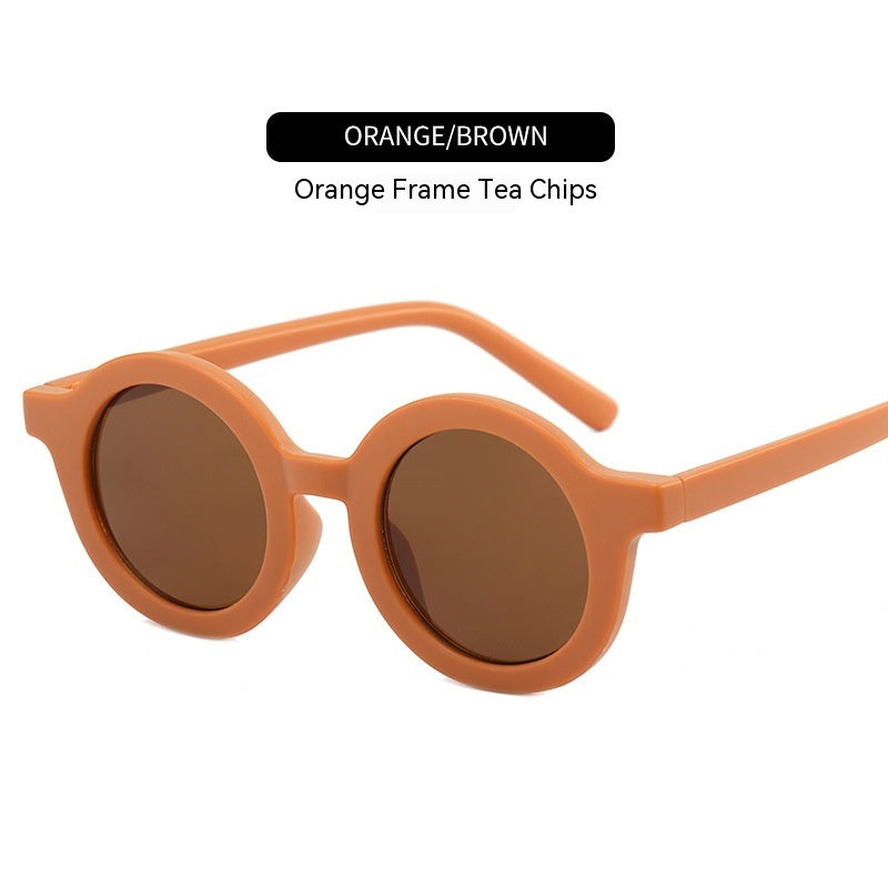 HKM-544019 Round Frame Pet Sunglasses for Medium and Large Dogs - Various Colors Available