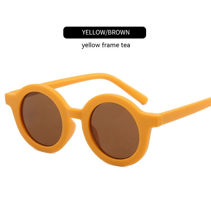 HKM-544019 Round Frame Pet Sunglasses for Medium and Large Dogs - Various Colors Available