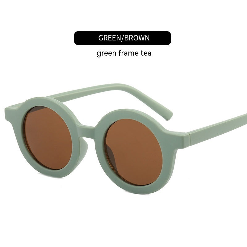 HKM-544019 Round Frame Pet Sunglasses for Medium and Large Dogs - Various Colors Available