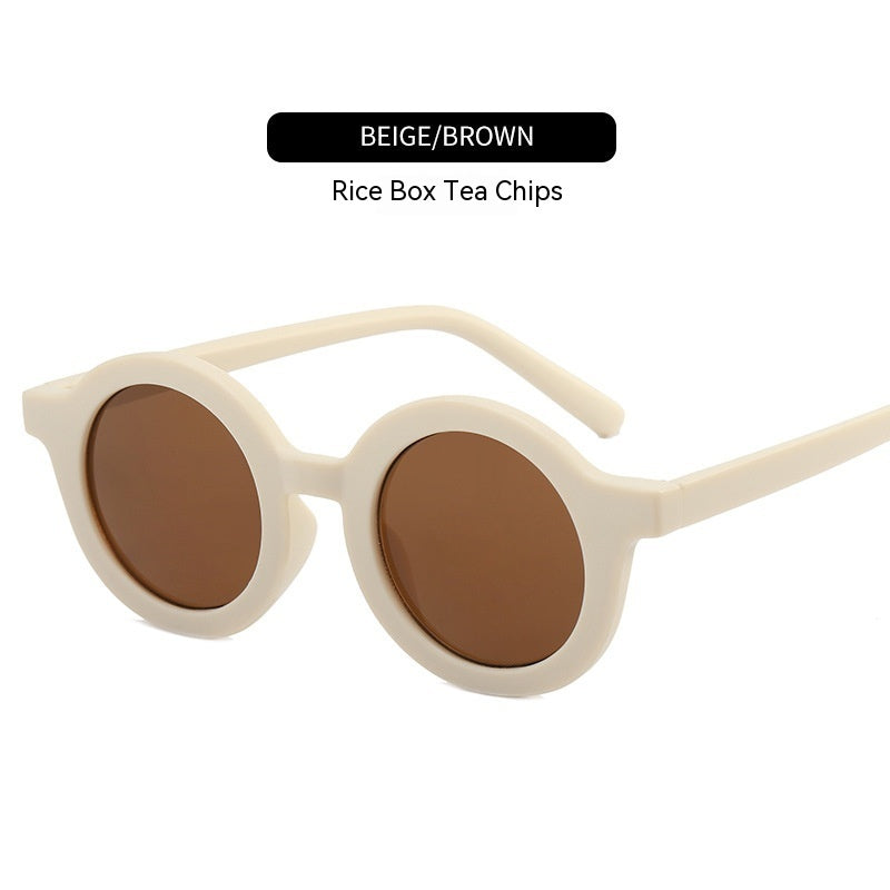HKM-544019 Round Frame Pet Sunglasses for Medium and Large Dogs - Various Colors Available