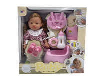 HKM-544147 12 Inch Reborn Doll with Eco-Friendly Accessories for Ages 2-7, Soft Silicone & Plastic, Mini Toy