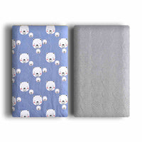 HKM-544147 Cozy Double-sided Cotton Wool Pet Blanket in Multiple Fun Designs