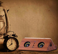 HKM-544211 Wooden Wireless Home Speakers with 3.5MM Connection and 8-Hour Battery Life