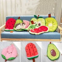 HKM-544531 Cooling Pet Mat for Dogs and Cats, Summer Ice Silk Cushion with Washable Oxford Fabric, Available in Fun Fruit Designs
