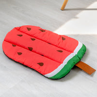 HKM-544531 Cooling Pet Mat for Dogs and Cats, Summer Ice Silk Cushion with Washable Oxford Fabric, Available in Fun Fruit Designs