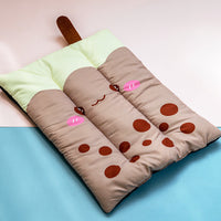 HKM-544531 Cooling Pet Mat for Dogs and Cats, Summer Ice Silk Cushion with Washable Oxford Fabric, Available in Fun Fruit Designs