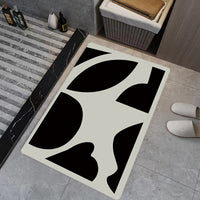 HKM-544723 Diatom Mud Absorbent Non-slip Bathroom Floor Mat - Modern Striped Design