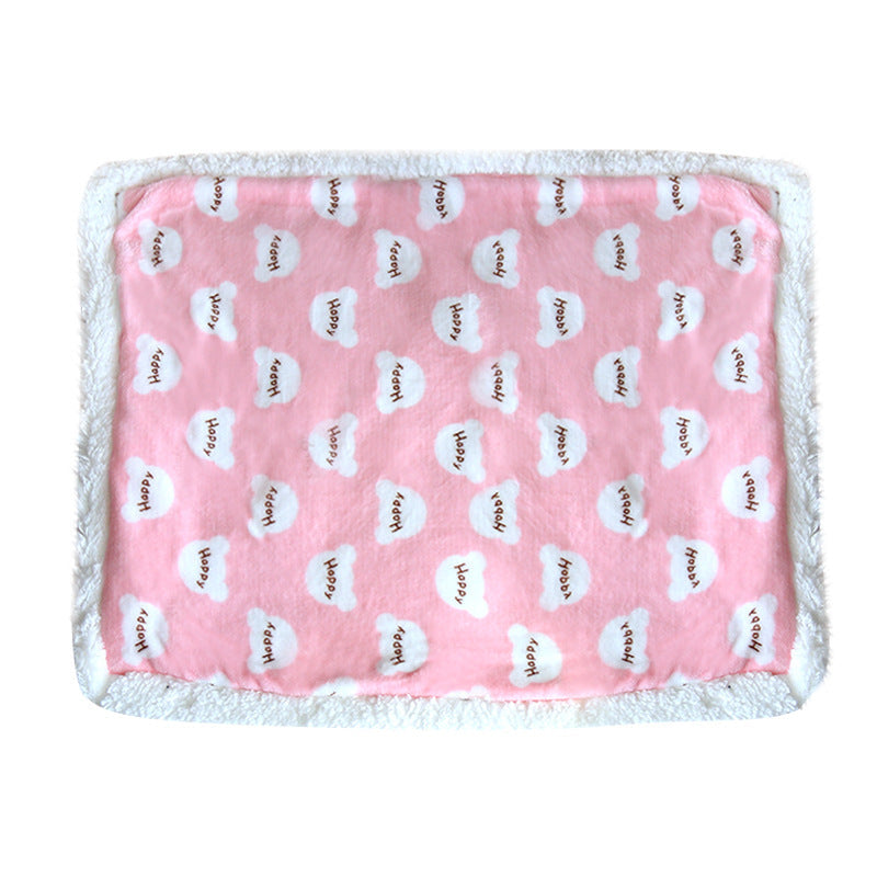 HKM-544787 Cozy Thick Flannel Pet Seat Cushion Blanket - Available in Multiple Sizes