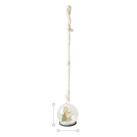 HKM-545107 Christmas Reindeer Night Light with Wood and Glass Design - Decorative Lighting for Home and Cafe