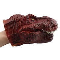HKM-545299 Realistic Soft Rubber Dinosaur Hand Puppet Toy for Kids Ages 4 and Up