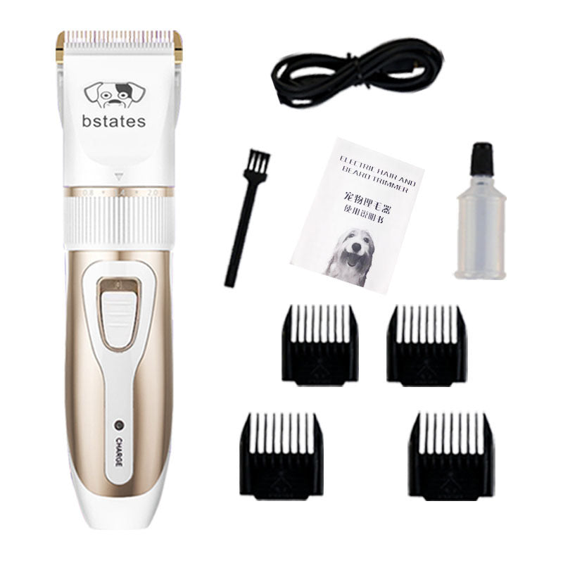 HKM-545427 Pet Hair Clipper with Titanium Ceramic Blade and Rechargeable Lithium Battery