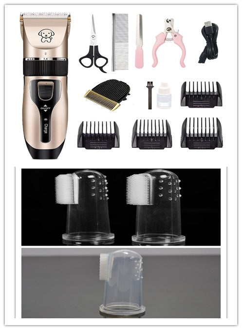 HKM-545427 Pet Hair Clipper with Titanium Ceramic Blade and Rechargeable Lithium Battery
