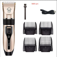 HKM-545427 Pet Hair Clipper with Titanium Ceramic Blade and Rechargeable Lithium Battery