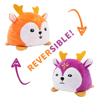 HKM-545747 Reversible Plush Cat Doll Toy, Double-Sided Stuffed Animal for All Ages, 11-30CM