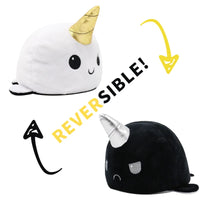 HKM-545747 Reversible Plush Cat Doll Toy, Double-Sided Stuffed Animal for All Ages, 11-30CM