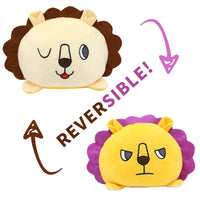 HKM-545747 Reversible Plush Cat Doll Toy, Double-Sided Stuffed Animal for All Ages, 11-30CM