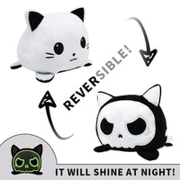 HKM-545747 Reversible Plush Cat Doll Toy, Double-Sided Stuffed Animal for All Ages, 11-30CM