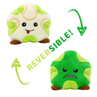 HKM-545747 Reversible Plush Cat Doll Toy, Double-Sided Stuffed Animal for All Ages, 11-30CM