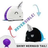 HKM-545747 Reversible Plush Cat Doll Toy, Double-Sided Stuffed Animal for All Ages, 11-30CM