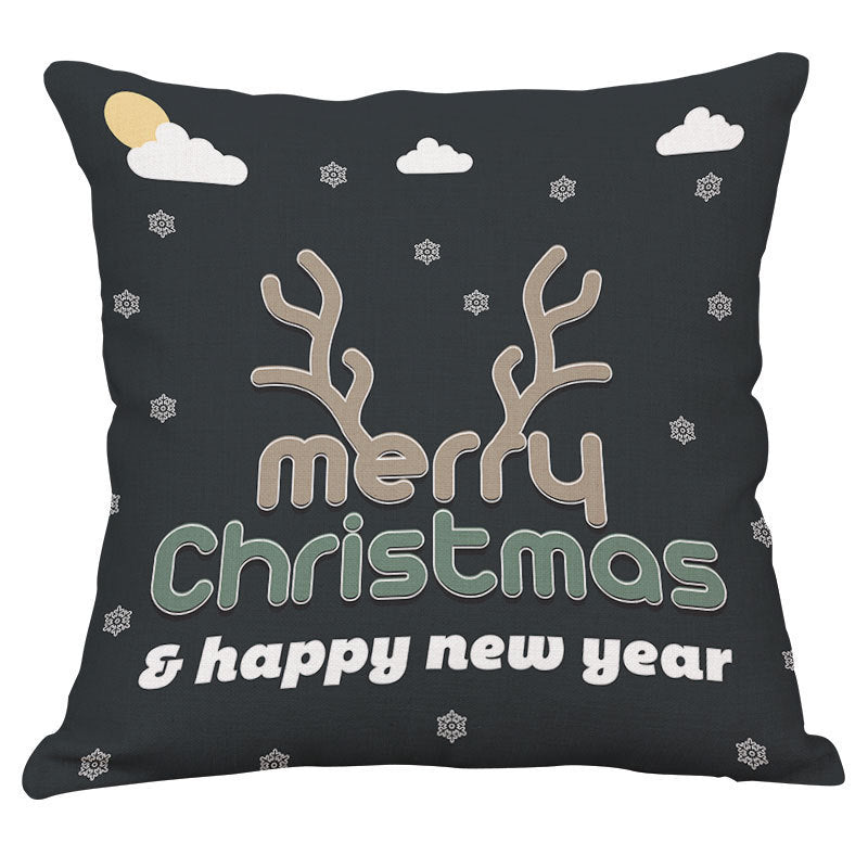 HKM-545939 Christmas Cartoon Anime Digital Printed Pillowcase – Various Colors and Fabrics