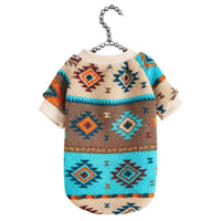 HKM-546323 Three Totem Fleece Sweatshirts for Cats and Dogs – Stylish Pet Clothing in Multiple Sizes