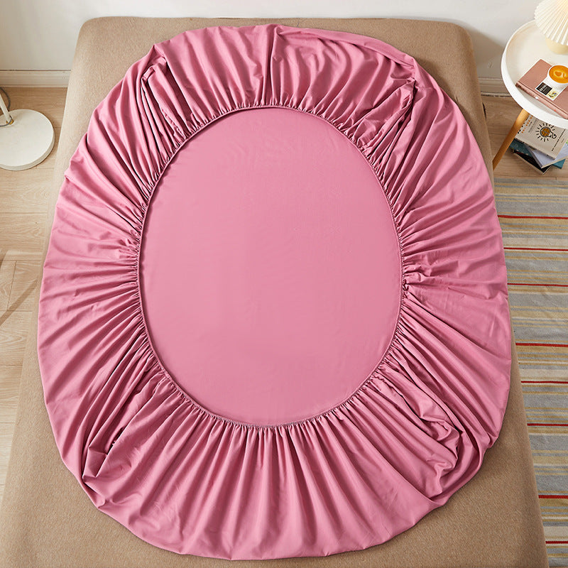 KTX-546451 Pure Cotton Sanding Fitted Sheet - Dustproof Mattress Protector for Standard and Thin Mattress Sizes