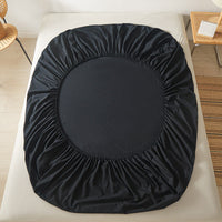 HKM-546451 Pure Cotton Sanding Fitted Sheet - Dustproof Mattress Protector for Standard and Thin Mattress Sizes