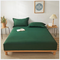 HKM-546451 Pure Cotton Sanding Fitted Sheet - Dustproof Mattress Protector for Standard and Thin Mattress Sizes