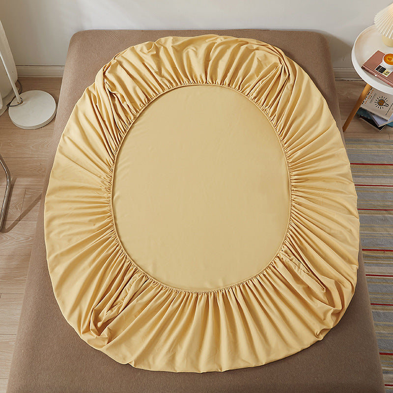 KTX-546451 Pure Cotton Sanding Fitted Sheet - Dustproof Mattress Protector for Standard and Thin Mattress Sizes