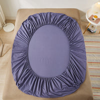 HKM-546451 Pure Cotton Sanding Fitted Sheet - Dustproof Mattress Protector for Standard and Thin Mattress Sizes