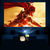 HKM-546515 Portable 1080P Mini High Definition Projector with HDMI, USB, and AV Inputs